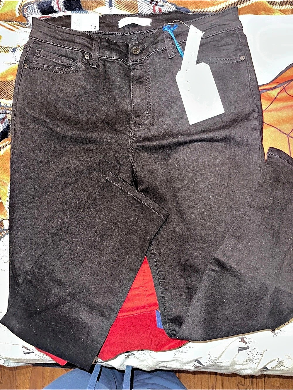 Eunina Jude Mid-Rise Skinny Ankle Jeans Gray Waist 15 by zenana